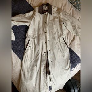 LL Bean VINTAGE Barn Coat / Wool lined / Size L